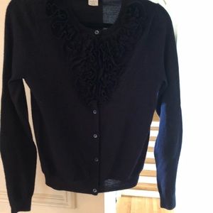 J. crew Navy Sweater wool